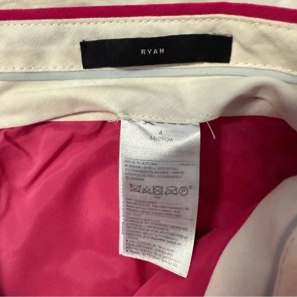 Banana Republic Ryan Pants Trousers Hot Pink Women’s Size 4 - Picture 5 of 8